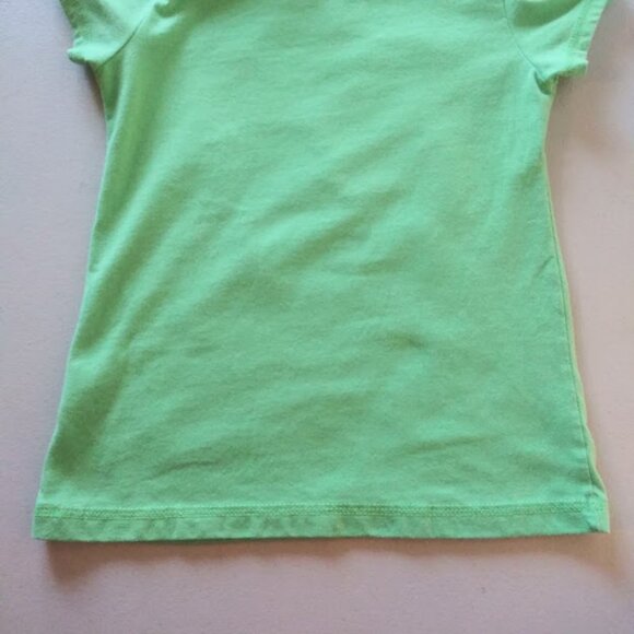 St. Patrick's Day girl's size 6 green and pink top - Picture 8 of 13